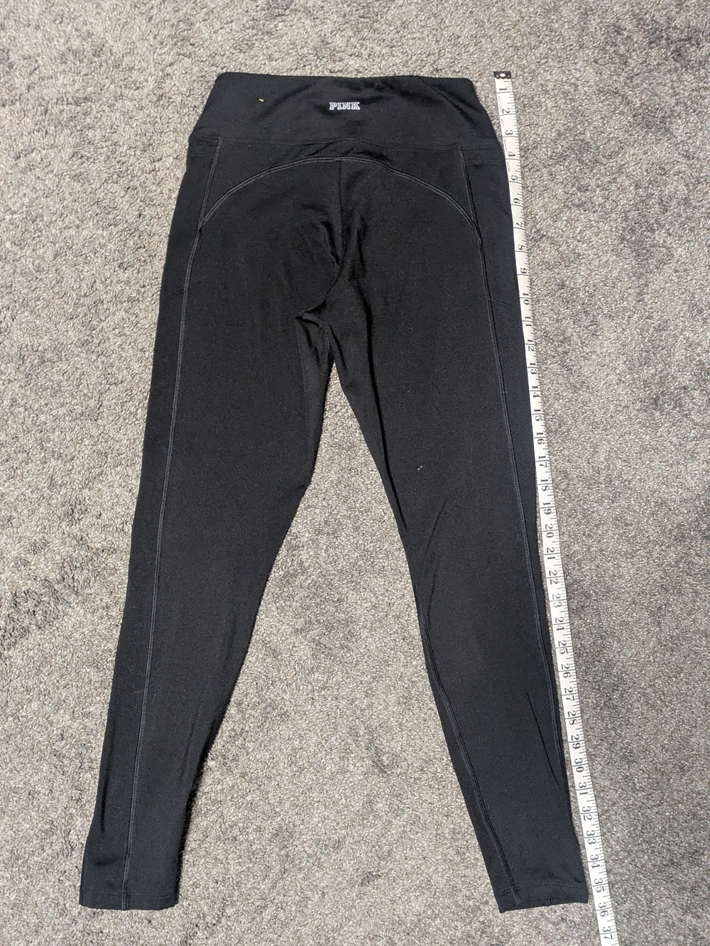 PINK Victoria's Secret Black Leggings with High Waist